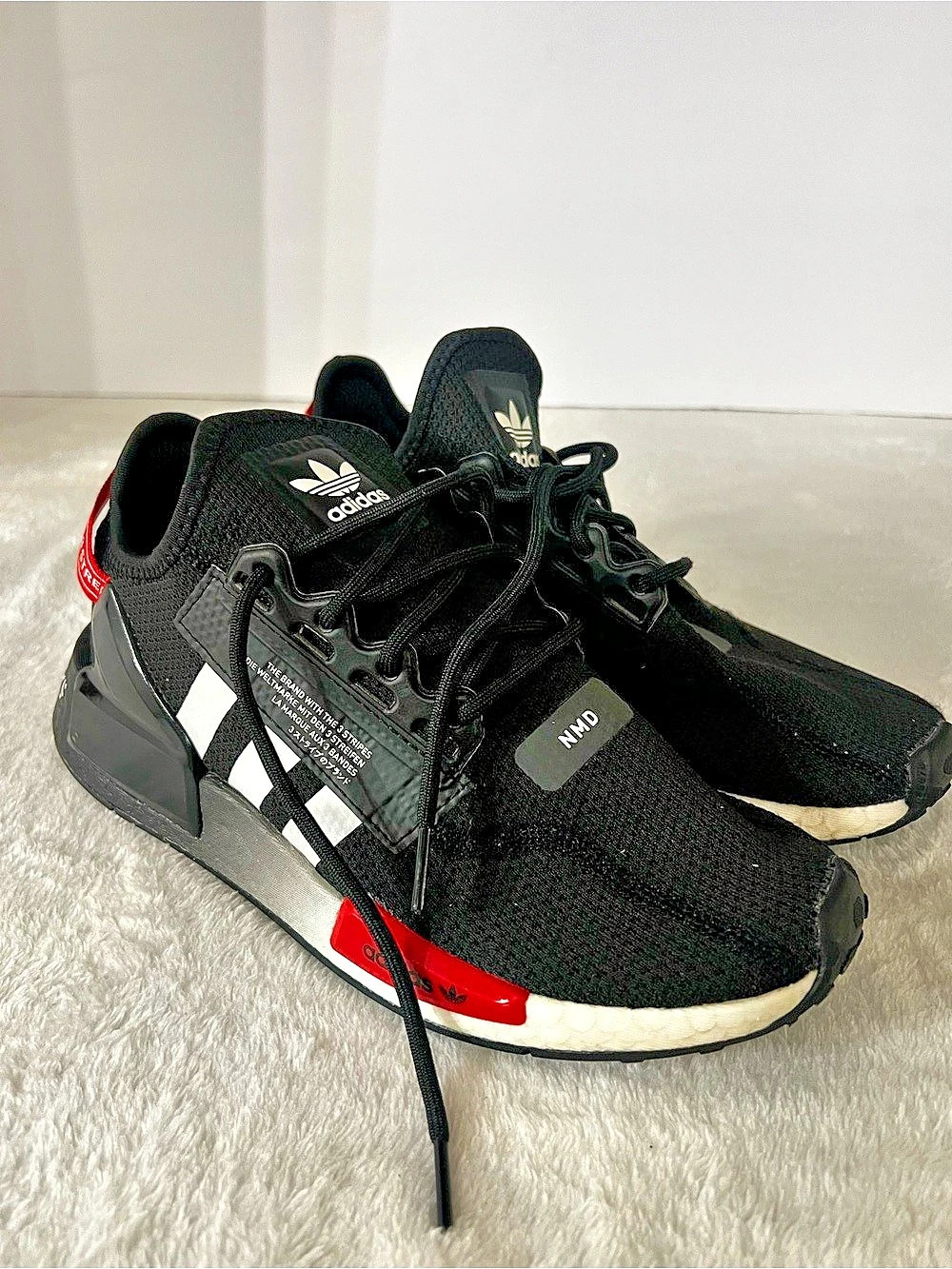 adidas NMD Sneakers Black & Red US 7